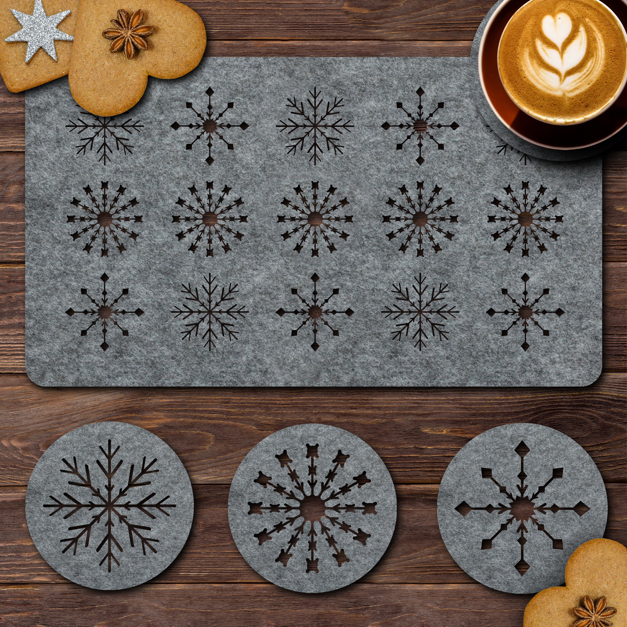 Bieżnik świąteczny na stół Renifery