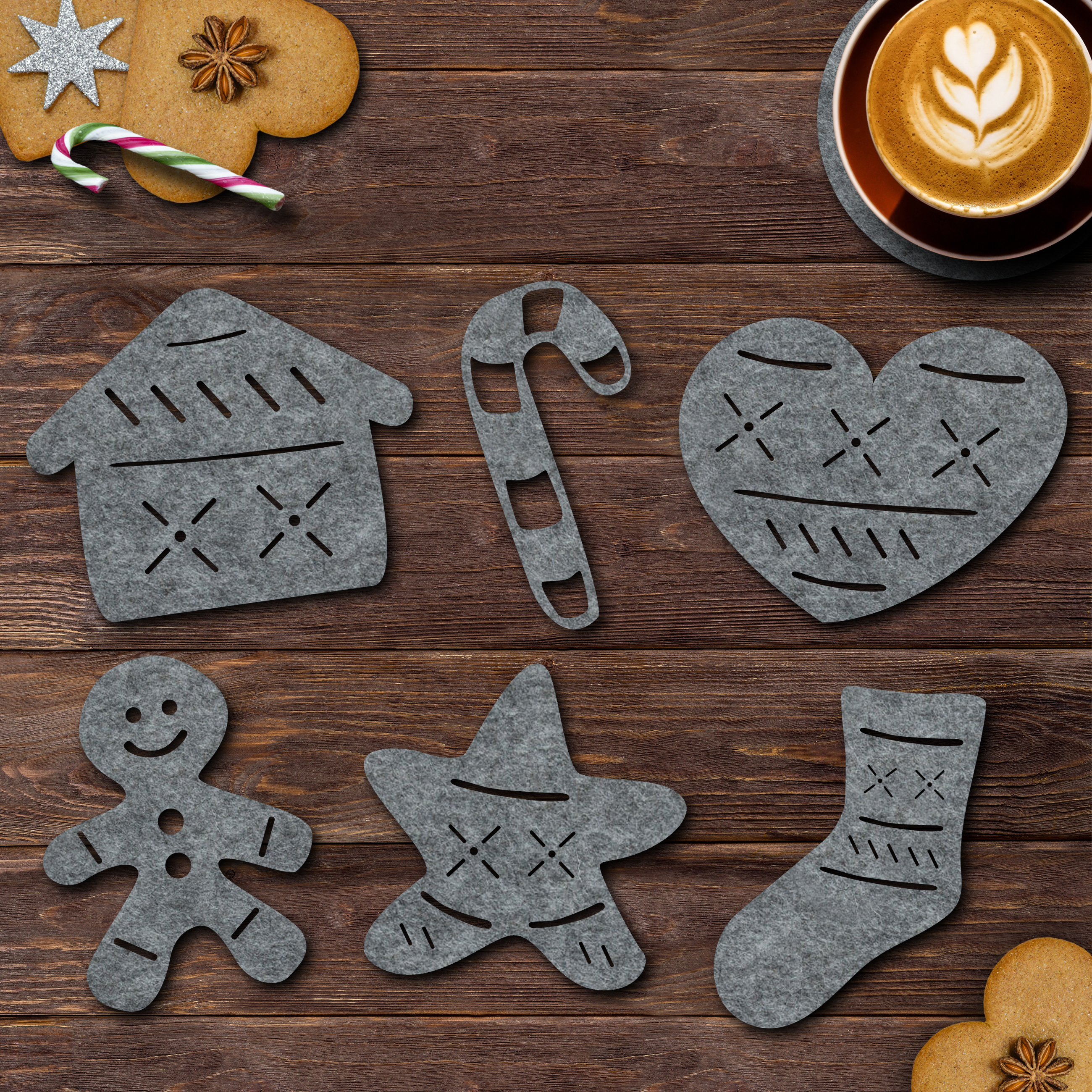 Bieżnik świąteczny na stół Renifery